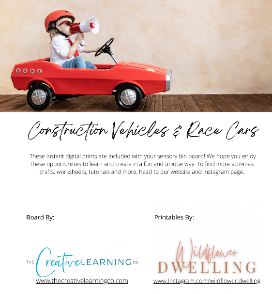 Construction Site & Ready, Set, Go! (Digital Printable Unit Only - No Board)