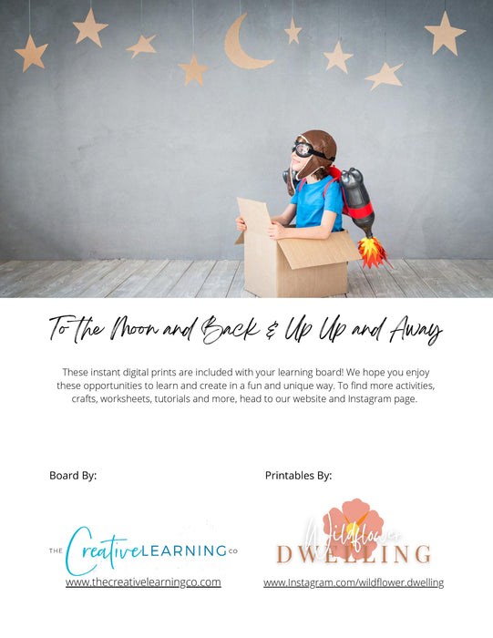 Aircrafts & To The Moon and Back (Digital Printable Unit Only - No Board)