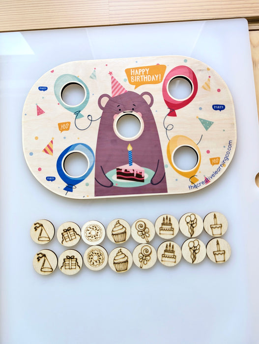 Happy Birthday (Bundle: Board, Accessories & Digital Printables)