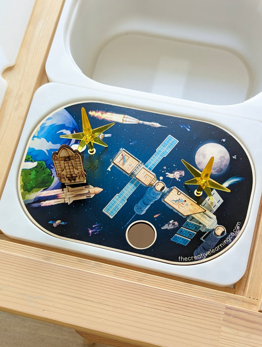 Spacecraft & Winter Ice Skating (Bundle: Board, Accessories & Digital Printables)