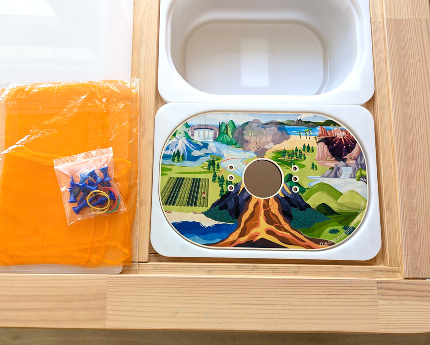 Volcano & Music Class (Bundle: Board, Accessories & Digital Printables)
