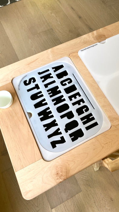 Uppercase Acrylic Resin Letter Board™
