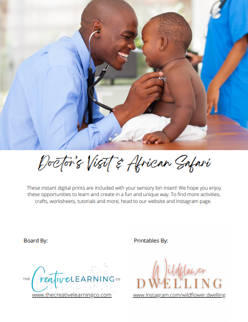African Safari & Doctor's Visit (Digital Printable Unit Only - No Board)