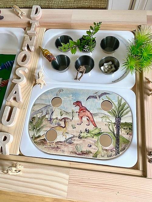 Dinosaurs & Seasons (Bundle: Board, Accessories & Digital Printables)