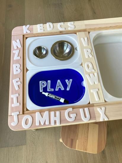 White Acrylic Letter Set (A-Z)