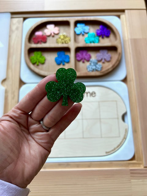 Glitter shamrocks bundle (12) - WAREHOUSE SALE 2023