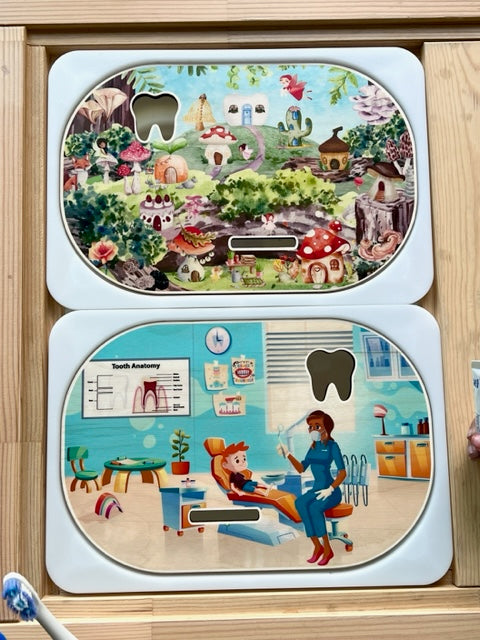 Tooth Fairy & Dentist Visit  (Bundle: Board, Accessories & Digital Printables)