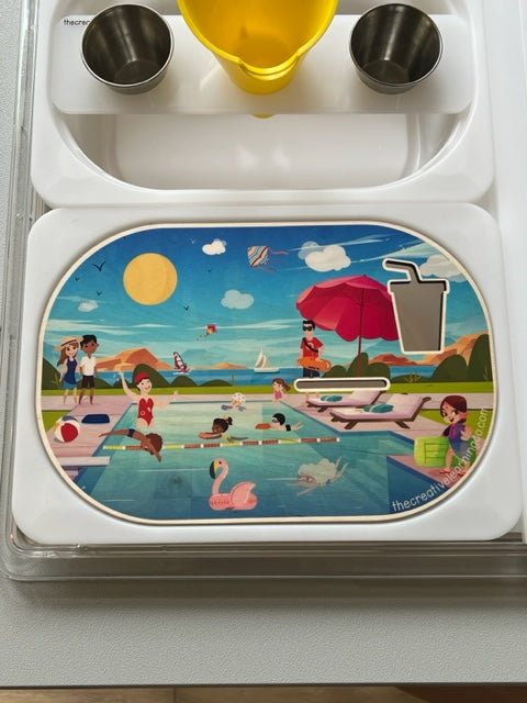 Lemonade Stand & Spectacular Swimming  (Bundle: Board, Accessories & Digital Printables)