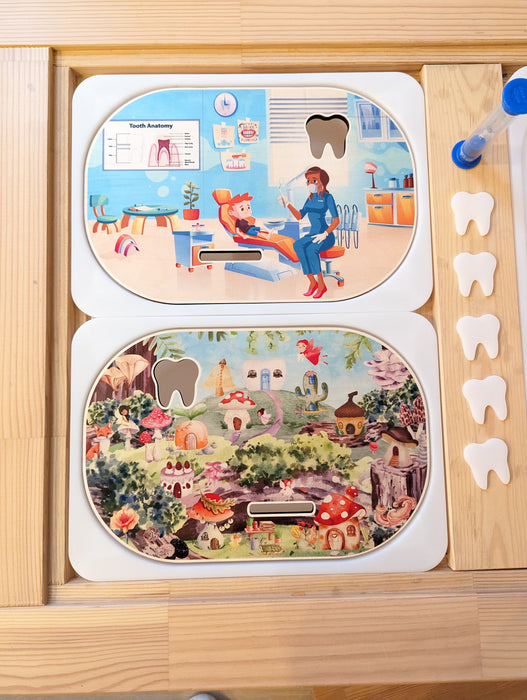 Tooth Fairy & Dentist Visit  (Bundle: Board, Accessories & Digital Printables)