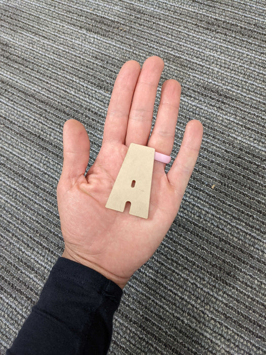 White 1/4" Acrylic Letter Set (A-Z) - "resin letter font" - WAREHOUSE SALE