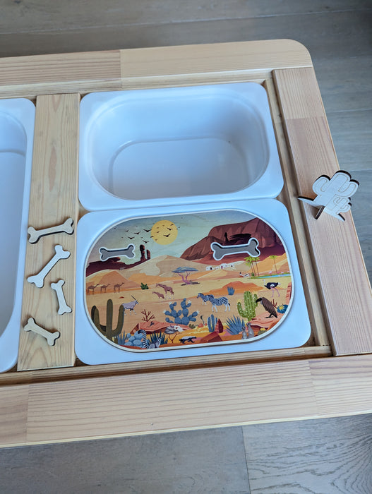 Delightful Desert & Dinos  (Bundle: Board, Accessories & Digital Printables)