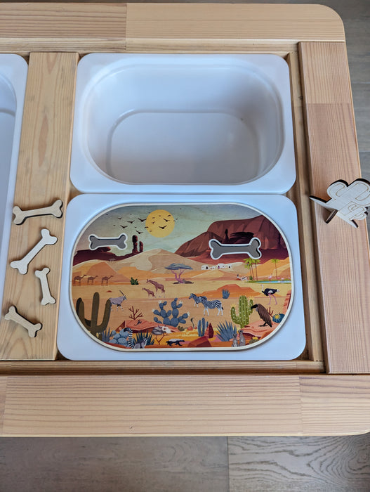 Delightful Desert & Dinos  (Bundle: Board, Accessories & Digital Printables)