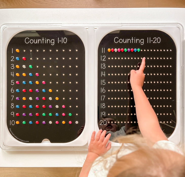 Counting Peg Boards™ 1-10 or 11-20