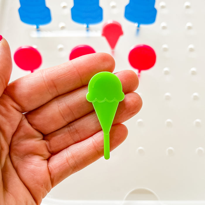 Acrylic Pegs for Standard Acrylic Peg Board™