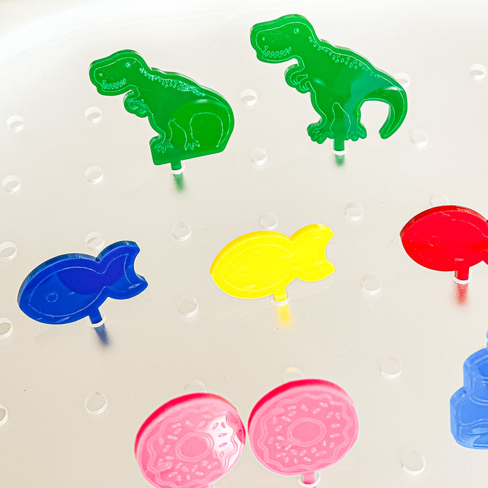 Acrylic Pegs for Standard Acrylic Peg Board™