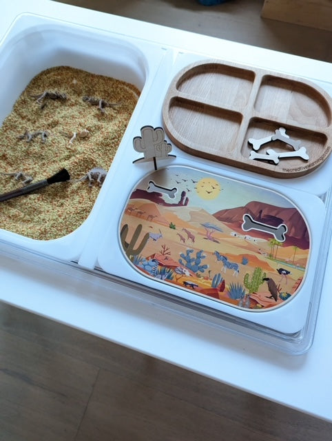 Delightful Desert & Dinos  (Bundle: Board, Accessories & Digital Printables)