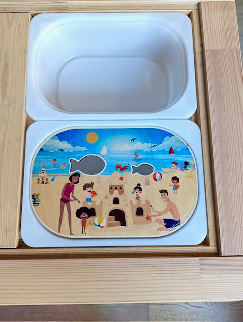 Shark Tales & Sandcastle Building  (Bundle: Board, Accessories & Digital Printables)