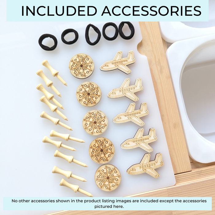 Pizza Night & Airport Adventure  (Bundle: Board, Accessories & Digital Printables)