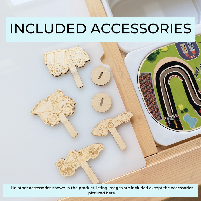 Race Car & Construction Site  (Bundle: Board, Accessories & Digital Printables)