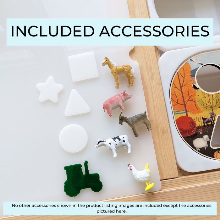 Fall Barnyard & Community Helpers  (Bundle: Board, Accessories & Digital Printables)