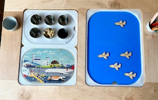 Pizza Night & Airport Adventure  (Bundle: Board, Accessories & Digital Printables)
