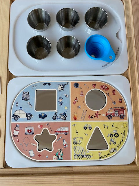 Fall Barnyard & Community Helpers  (Bundle: Board, Accessories & Digital Printables)
