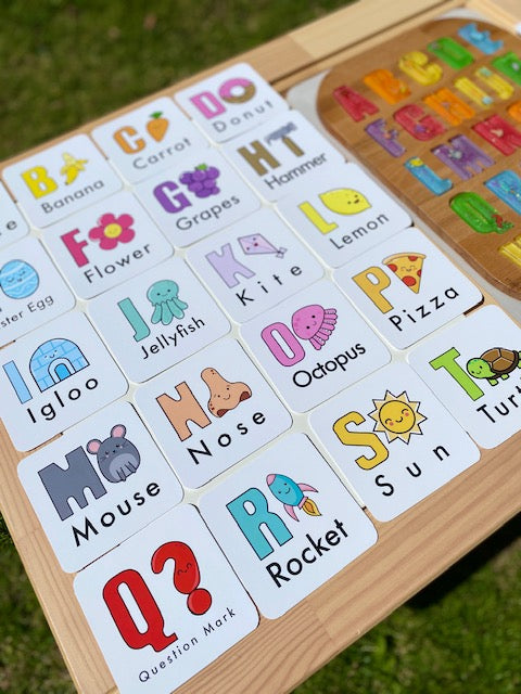 Letter Sound Flash Card Set (26 cards only)