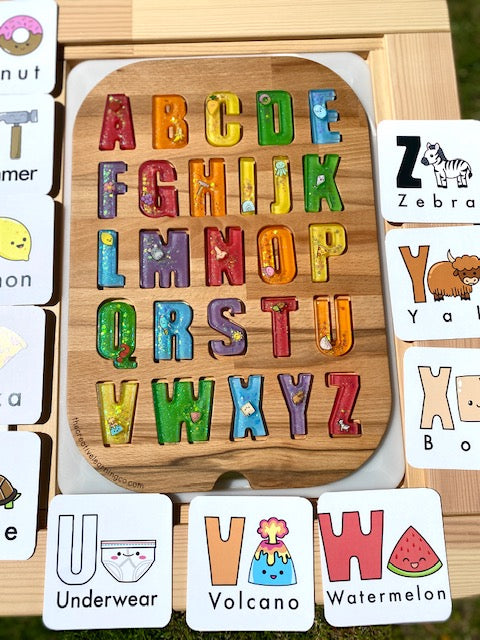Letter Sound Flash Card Set (26 cards only)