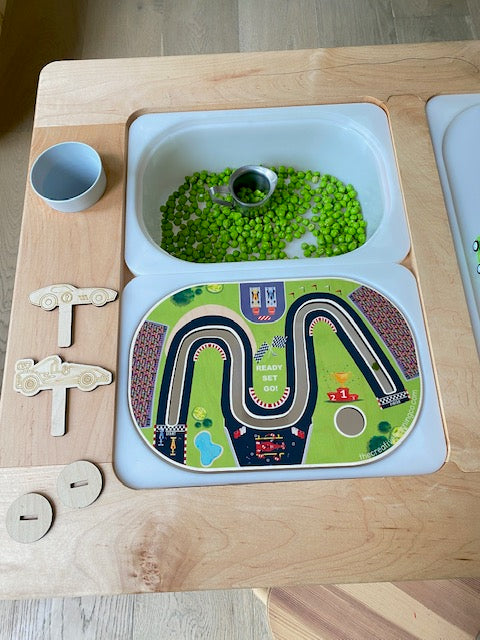 Race Car & Construction Site  (Bundle: Board, Accessories & Digital Printables)