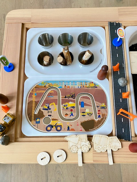 Race Car & Construction Site  (Bundle: Board, Accessories & Digital Printables)