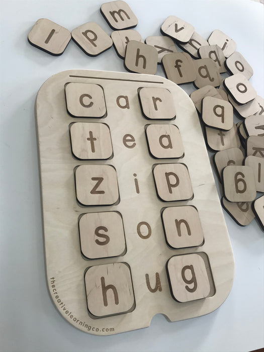 Lowercase Spelling Board™ + 42 letter tiles
