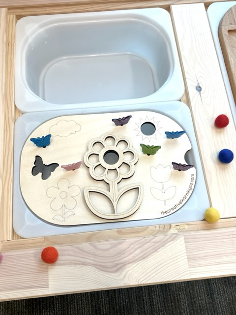 Kids Spring Floral Paintable Learning Board™