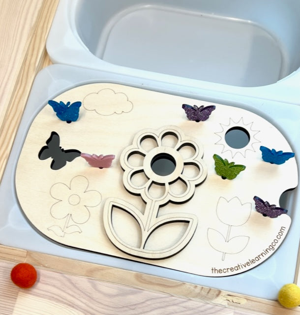 Kids Spring Floral Paintable Learning Board™