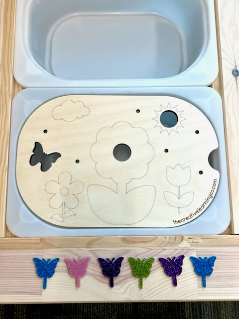 Kids Spring Floral Paintable Learning Board™