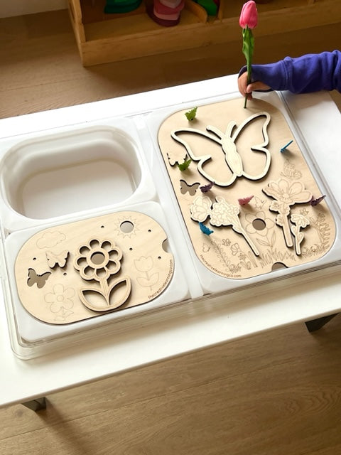 Kids Spring Floral Paintable Learning Board™