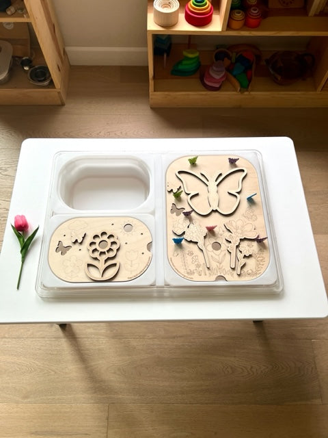 Kids Spring Floral Paintable Learning Board™