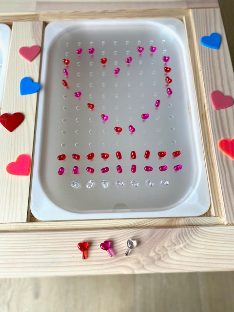 Heart "lites" for Acrylic Peg Board (70 ct)