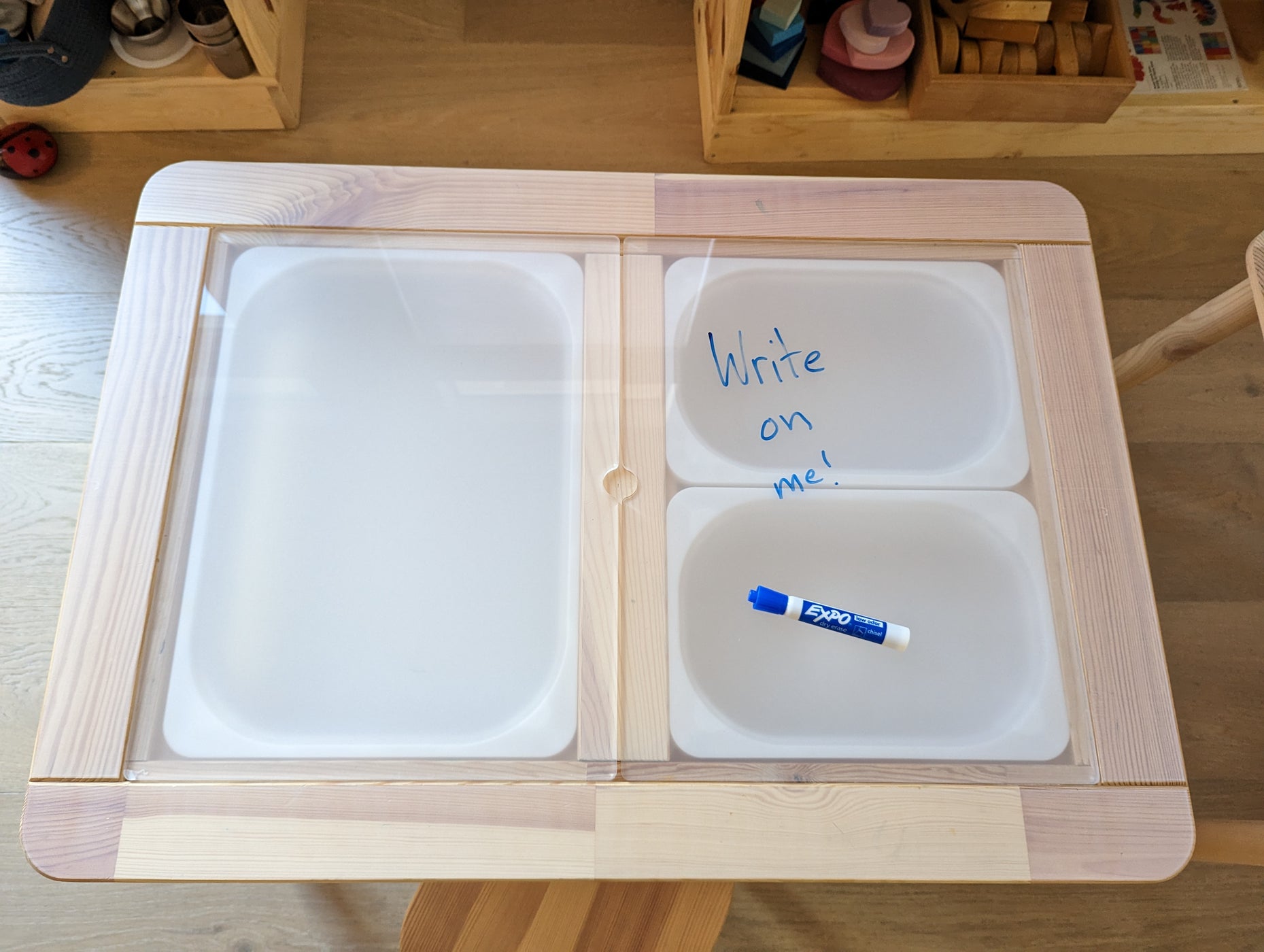 Acrylic Tops for Flisat Table Upgrade your sensory table — The