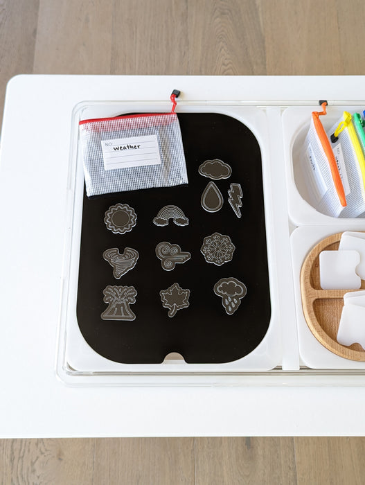 Weather Acrylic Loose Parts Collection