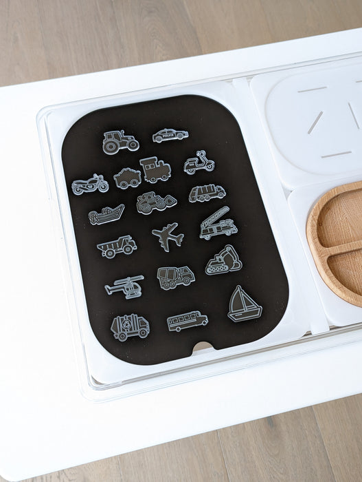 Vrooming Vehicle Acrylic Loose Parts Collection