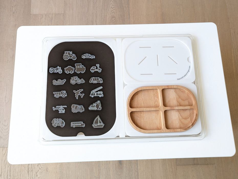 Vrooming Vehicle Acrylic Loose Parts Collection