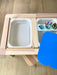 A clear acrylic hundreds board, or flisat insert