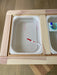 A clear acrylic hundreds chart with white board marker