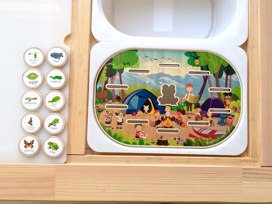 Life Cycle & Camping Board (Bundle: Board, Accessories & Digital Printables)