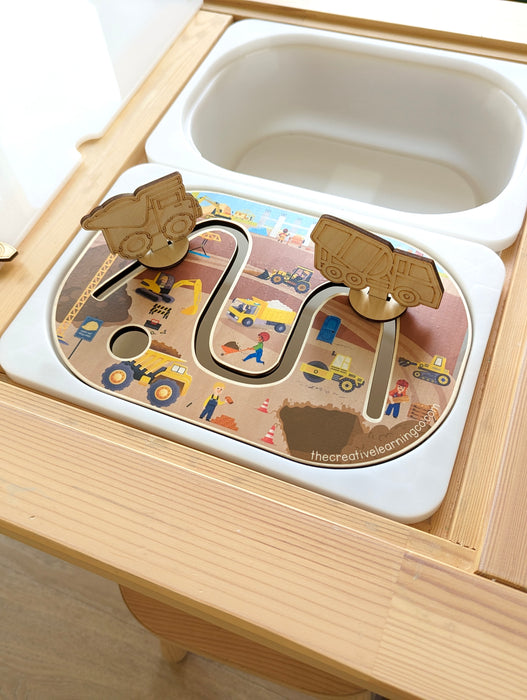 Race Car & Construction Site  (Bundle: Board, Accessories & Digital Printables)