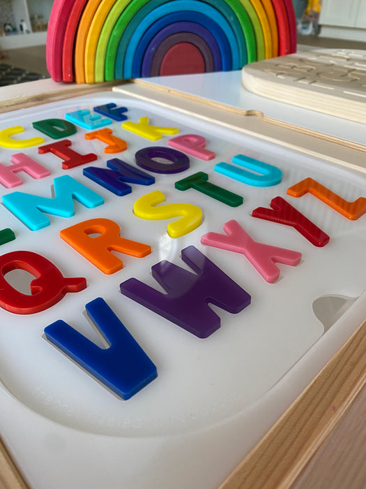 Rainbow Letter Board™ + 26 letters